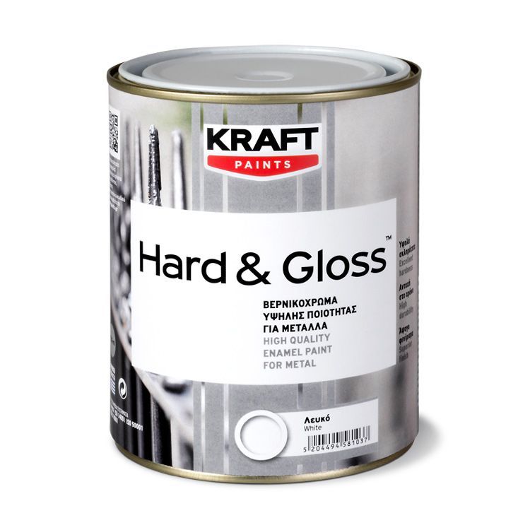 KRAFT Hard & Gloss Βερνικόχρωμα Διαλύτου KRAFT Hard & Gloss Βερνικόχρωμα Διαλύτου