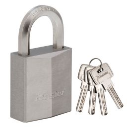 MASTERLOCK Λουκέτο Μπρούτζινο Επινικελωμένο Βαρέως Τύπου 40mm