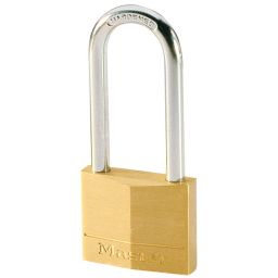MASTERLOCK Λουκέτο Συμπαγές Μπρούτζινο 40mm Μακρύλαιμο 51mm