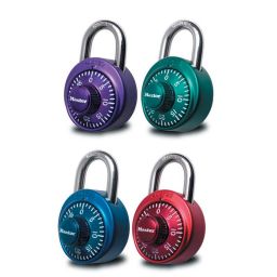 MASTERLOCK Λουκέτο Mini 38mm Σταθερού Συνδυασμού σε 4 χρώματα