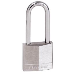MASTERLOCK Λουκέτο Μπρούτζινο Επινικελωμένο Μακρύλαιμο Inox 40mm MASTERLOCK Λουκέτο Μπρούτζινο Επινικελωμένο Μακρύλαιμο Inox 40mm