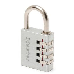 MASTERLOCK Λουκέτο Αποσκευών Συνδυασμού 4 Ψηφίων με Μεταλλικό Φινίρισμα 40mm MASTERLOCK Λουκέτο Αποσκευών Συνδυασμού 4 Ψηφίων με Μεταλλικό Φινίρισμα 40mm