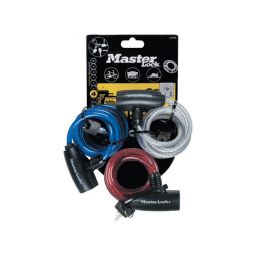 MASTERLOCK Σετ 3 Κλειδαριές Ποδηλάτου Συρματόσχοινο με Ίδιο Κλειδί 180cm σε Διάφορα Χρώματα MASTERLOCK Σετ 3 Κλειδαριές Ποδηλάτου Συρματόσχοινο με Ίδιο Κλειδί 180cm σε Διάφορα Χρώματα
