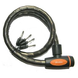 MASTERLOCK Κλειδαριά Ποδηλάτου τύπου “Φίδι” ενισχυμένη 1m Φ18mm