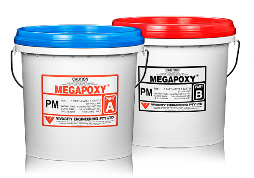 Megapoxy PM Εποξειδική Κόλλα Αργή 1L