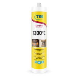 TKK Σφραγιστική Σιλικόνη Υψηλής Θερμοκρασίας 1200°C Μαύρη 300ml