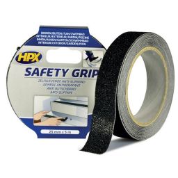 HPX Safety Grip Αντιολισθητική Ταινία Μαύρη 25mm x 5m
