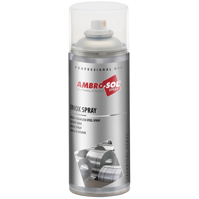 0015007 AMBRO-SOL Σπρέι Γαλβανισμού Inox Ασημί 400ml