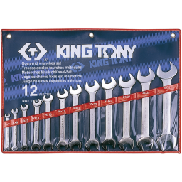 KING TONY Σετ 12 Γερμανικά Κλειδιά 6-32mm KING TONY Σετ 12 Γερμανικά Κλειδιά 6-32mm