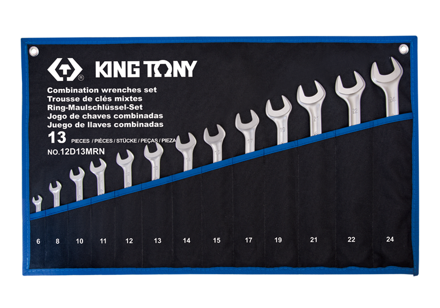 12D13MRN.png KING TONY Σετ 13 Γερμανοπολύγωνα 6-24mm