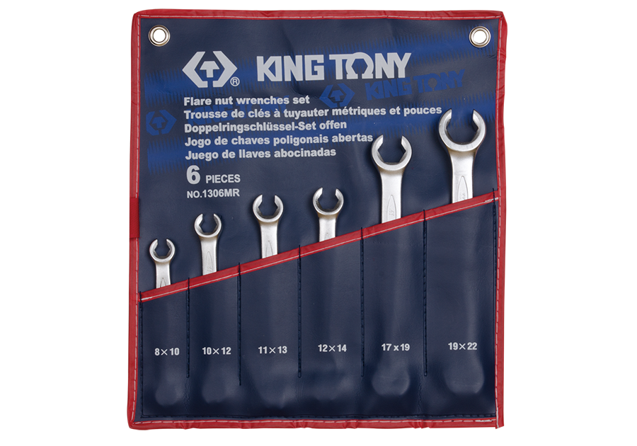 1306MR.png KING TONY Σετ 6 Κλειδιά Φρένων 8-22mm