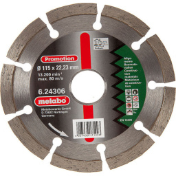 METABO Διαμαντόδισκος Δομικών Υλικών Ø 115 mm