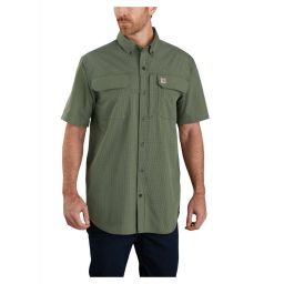 CARHARTT 104258 Force Woven Shirt Πουκάμισο Πράσινο