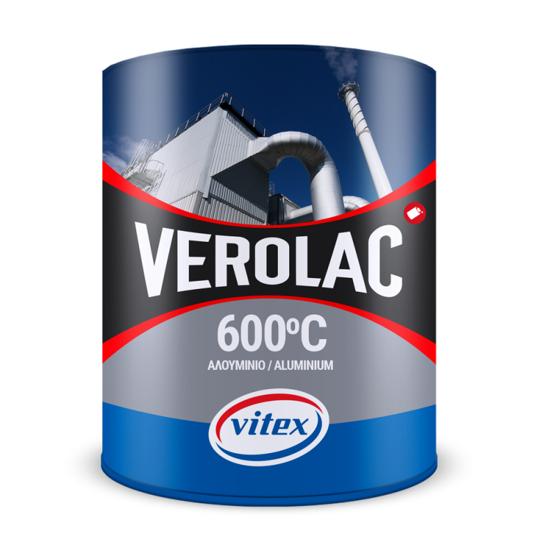 VITEX Verolac 600°C Χρώμα Υψηλών Θερμοκρασιών Αλουμίνιο VITEX Verolac 600°C Χρώμα Υψηλών Θερμοκρασιών Αλουμίνιο