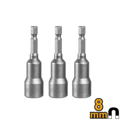 INGCO Καρυδάκια 1/4" Impact-Αέρος Μαγνητικά 8mm 3 τεμ. INGCO Καρυδάκια 1/4" Impact-Αέρος Μαγνητικά 8mm 3 τεμ.