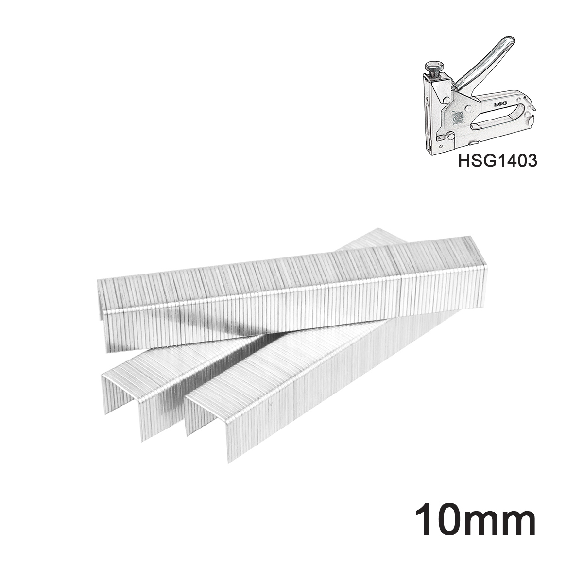 Εξαρτήματα Καρφωτικού Χειρός HSG1403 INGCO Διχάλα 10mm Καρφωτικού Χειρός HSG1403, HSG14018 1000τεμ.