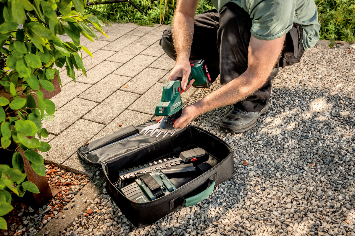 sgs4 METABO Σετ 18V Μπορντουροψάλιδο και Ψαλίδι Γκαζόν Μπαταρίας SGS 18 LTX Q