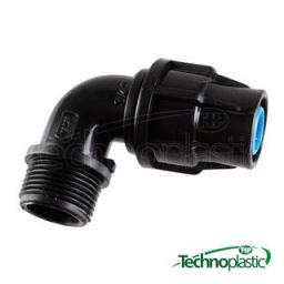 TECHNOPLASTIC Γωνία Ρακορ Αρσενικό Lock