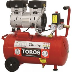 TOROS Αεροσυμπιεστής Μονομπλόκ OIL FREE - Silent 24L TOROS Αεροσυμπιεστής Μονομπλόκ OIL FREE - Silent 24L