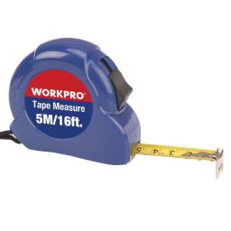 WORKPRO Μετροταινία 2Mx12mm ABS με Στοπ