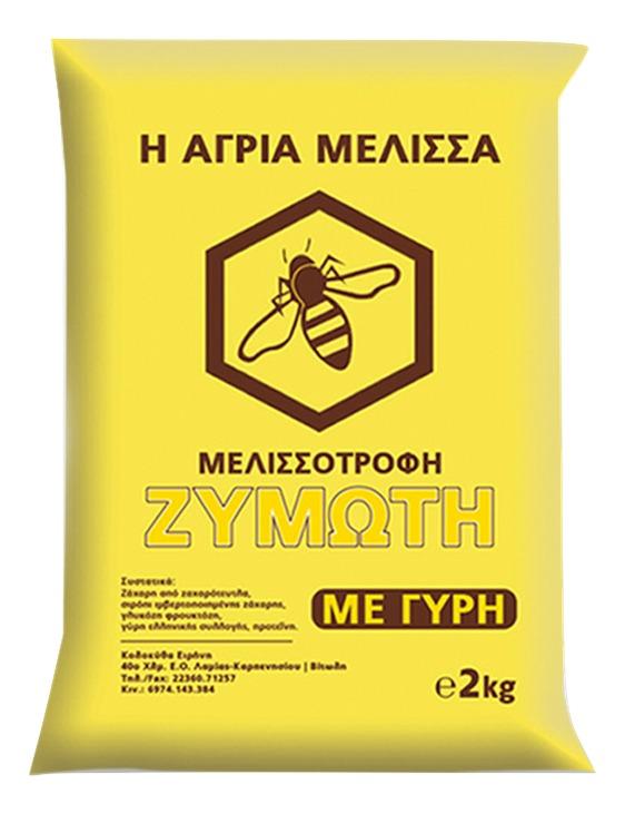 ζυμωτη μελισσοτροφη με γυρη 2kg Μελισσοτροφή Ζυμωτή με Γύρη