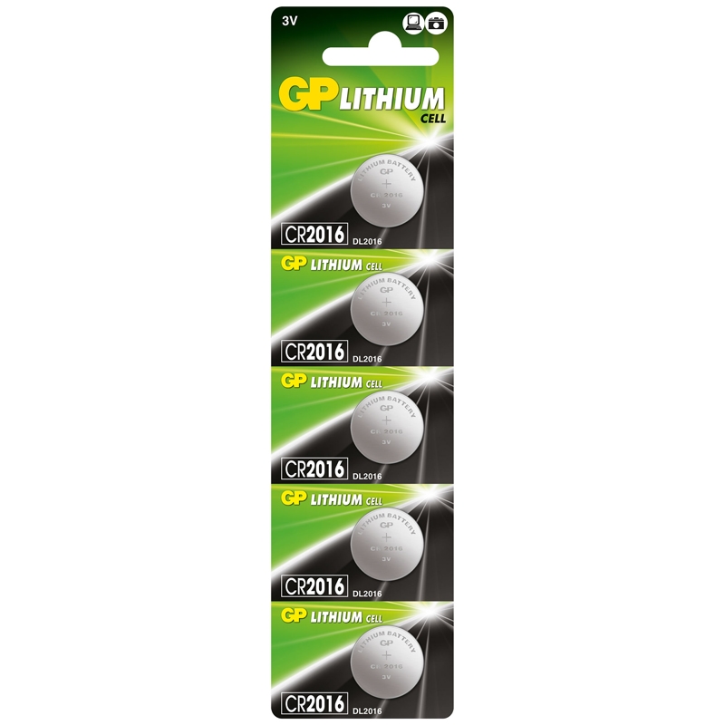 GP LITHIUM 2016 GP Μπαταρίες Λιθίου CR2016 80mAh