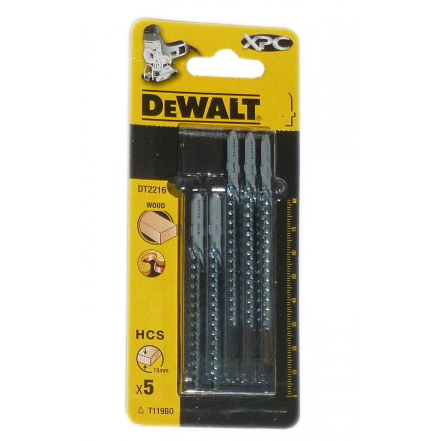 dewalt dt2216 DeWalt XPC DT2216 Σετ 5 Λάμες Σέγας για Ξύλο