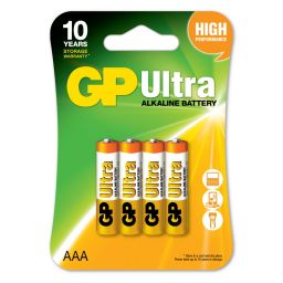 GP Ultra Μπαταρίες Αλκαλικές ΑΑΑ LR03 GP Ultra Μπαταρίες Αλκαλικές ΑΑΑ LR03
