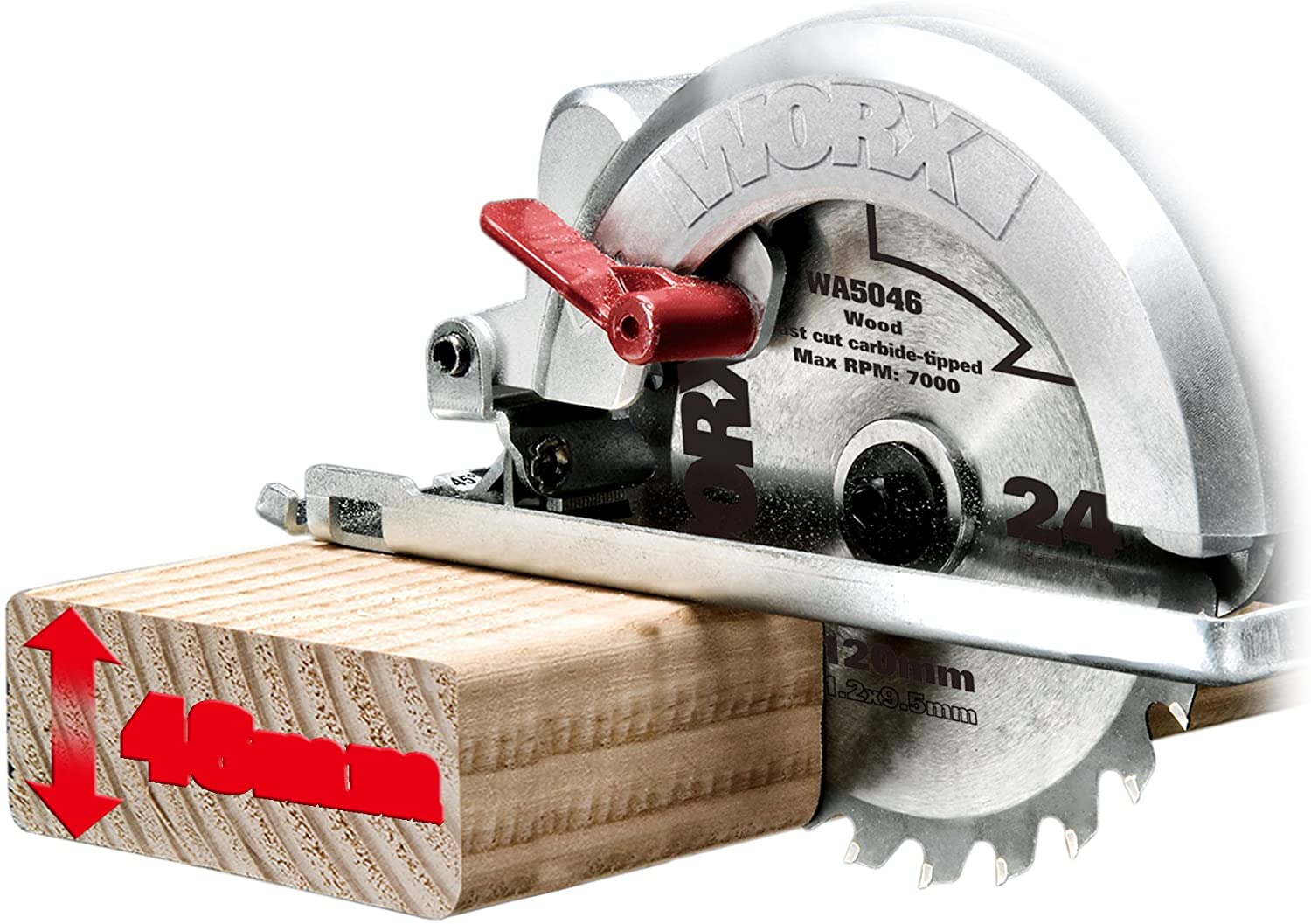 worxsaw3 WORX Τροχός Πολλαπλών Χρήσεων Ηλεκτρικός 400W