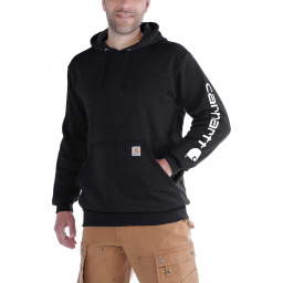 CARHARTT K288 Midweight Sleeve Logo Φούτερ Μαύρο