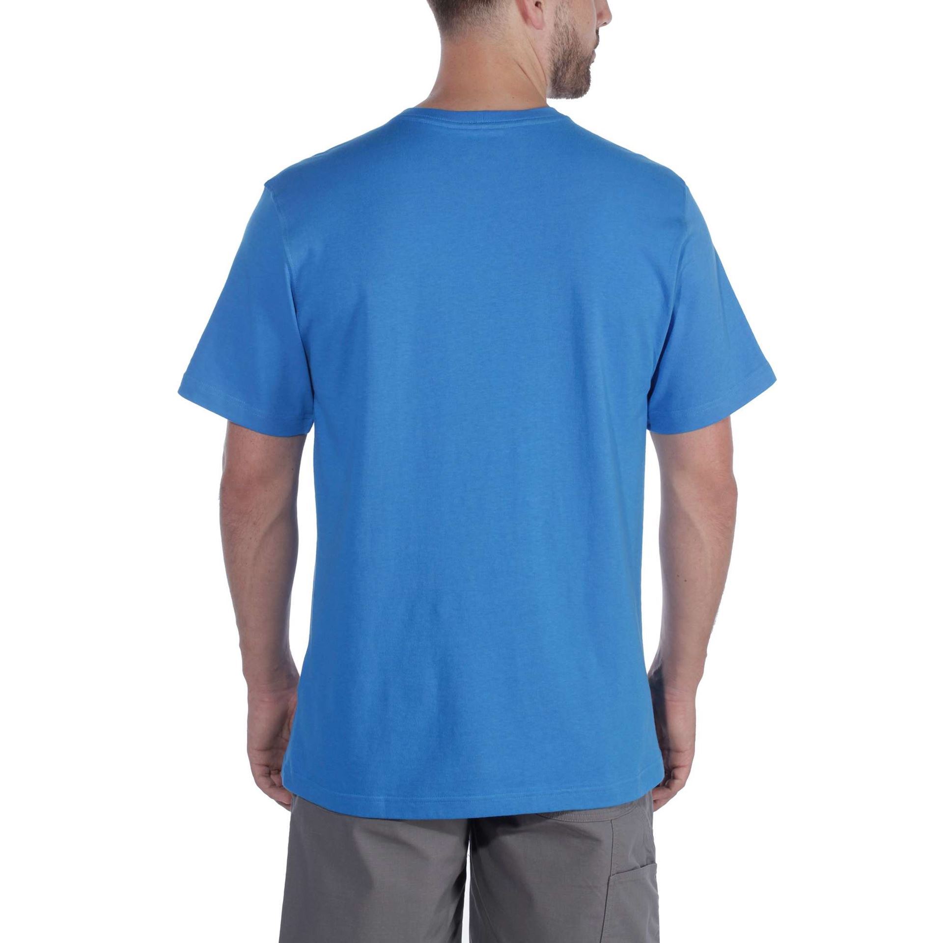 0012657_-carhartt-104267-block-logo-t-shirt-bolt-blue CARHARTT 104267 Block Logo T-shirt Μπλούζα Μπλε