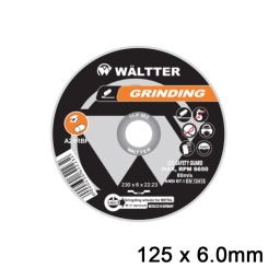 WÄLTTER Δίσκος Λείανσης Σιδήρου / INOX WALTTER 125x6.0mm