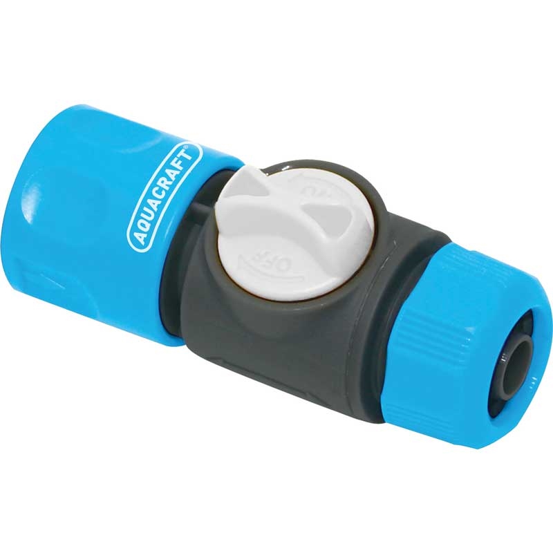 550262 AquaCraft Σύνδεσμος με βαλβίδα 13mm (1/2'')
