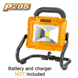 INGCO Προβολέας Μπαταρίας 20V Li-lon SOLO 900-1800 lumens INGCO Προβολέας Μπαταρίας 20V Li-lon SOLO 900-1800 lumens