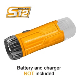 INGCO Φακός Μπαταρίας 12V Li-Ion SOLO 100 lumens INGCO Φακός Μπαταρίας 12V Li-Ion SOLO 100 lumens