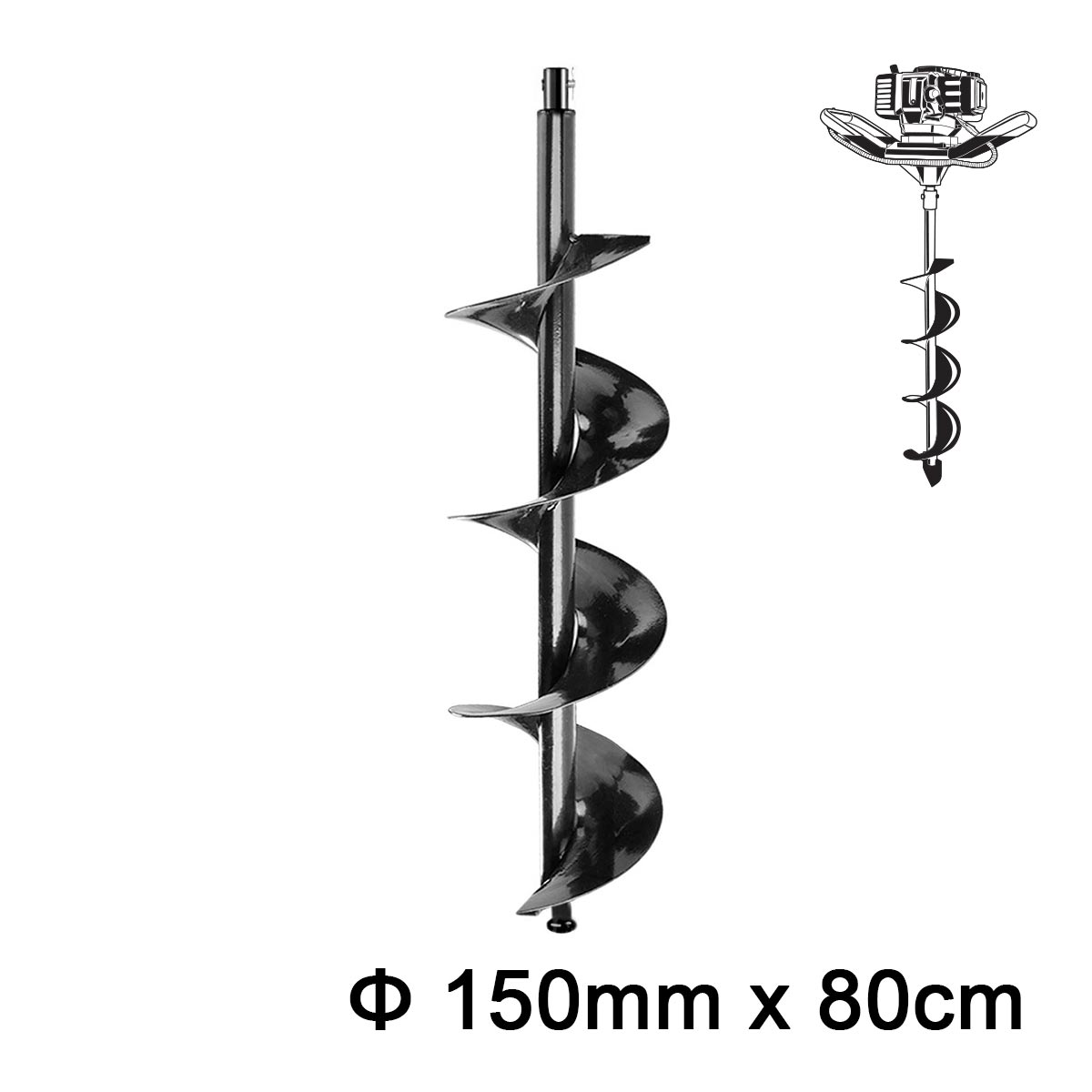INGCO Αρίδα Γεωτρύπανου 150mm INGCO Αρίδα Γεωτρύπανου 150mm