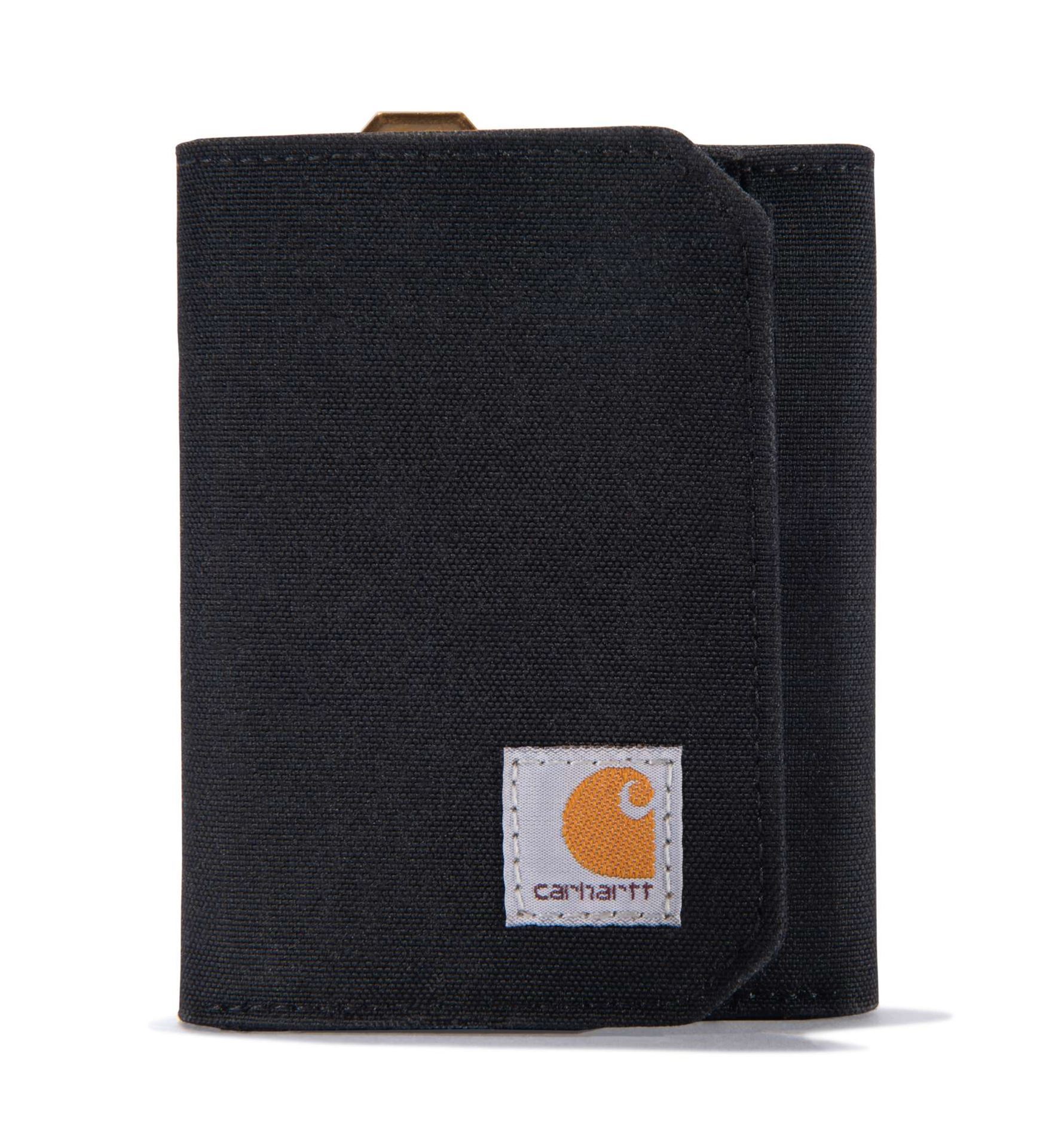 236BLK CARHARTT B0000236 Nylon Duck Trifold Πορτοφόλι Μαύρο