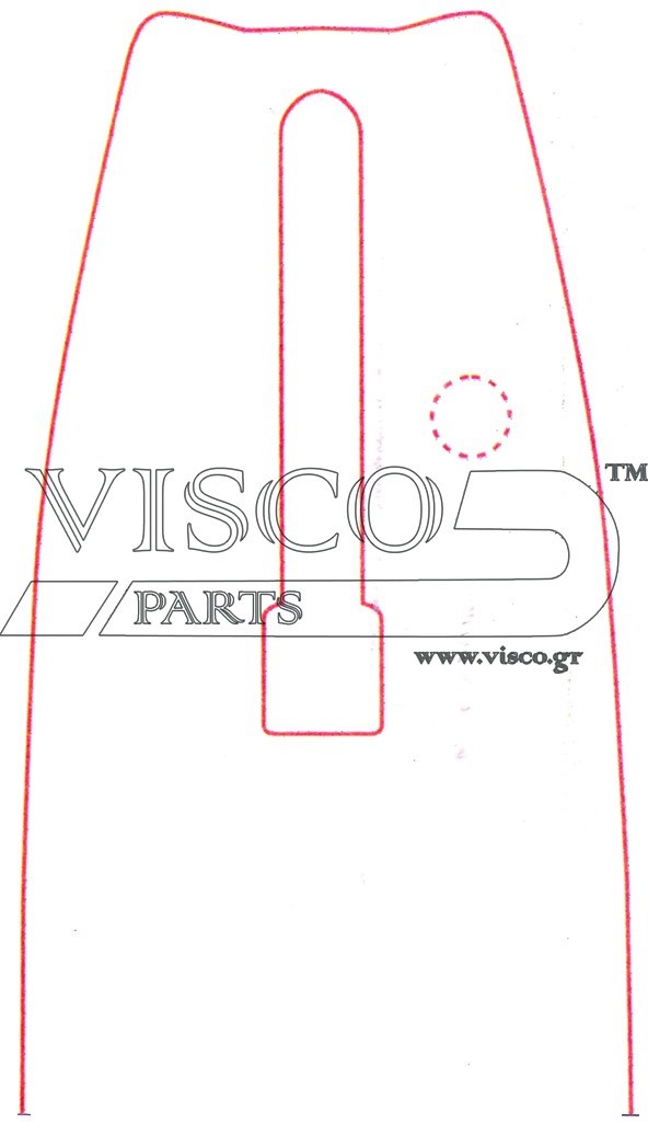 3255072 VISCO Λάμα με Γρανάζι 45cm 325"-050-1.3-72 Οδηγοί