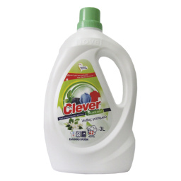 CLEVER Υγρό Απορρυπαντικό Ρούχων Jasmine 3L CLEVER Υγρό Απορρυπαντικό Ρούχων Jasmine 3L