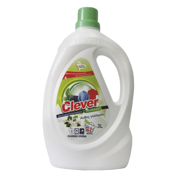 44-565 CLEVER Υγρό Απορρυπαντικό Ρούχων Jasmine 3L