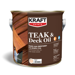 KRAFT Teak & Deck Oil Λάδι Εμποτισμού Σκληρών Ξύλων 750ml KRAFT Teak & Deck Oil Λάδι Εμποτισμού Σκληρών Ξύλων 750ml