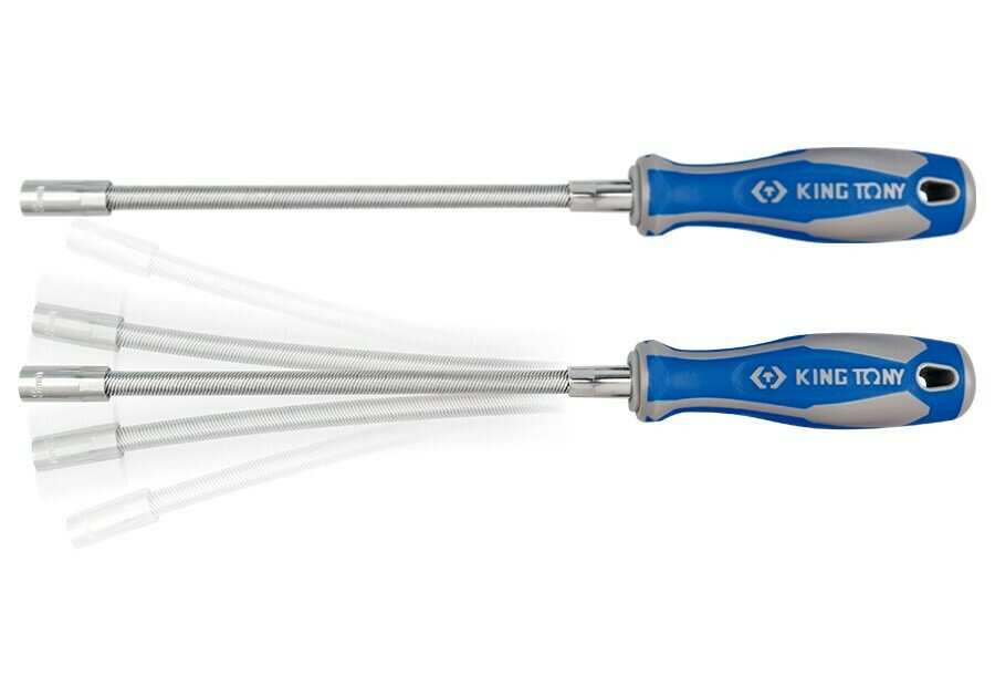 143508 KING TONY Flex Εύκαμπτο Κατσαβίδι Καρυδάκι 8mm