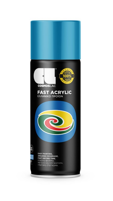 1450120 COSMOS LAC Fast Acrylic RAL 5012 Σπρέι Light Blue 400ml