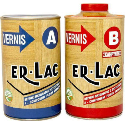 ER-LAC Βερνίκι Διαλύτου για Ξύλινα Δάπεδα 2 Συστατικών Γυαλιστερό 1L ER-LAC Βερνίκι Διαλύτου για Ξύλινα Δάπεδα 2 Συστατικών Γυαλιστερό 1L