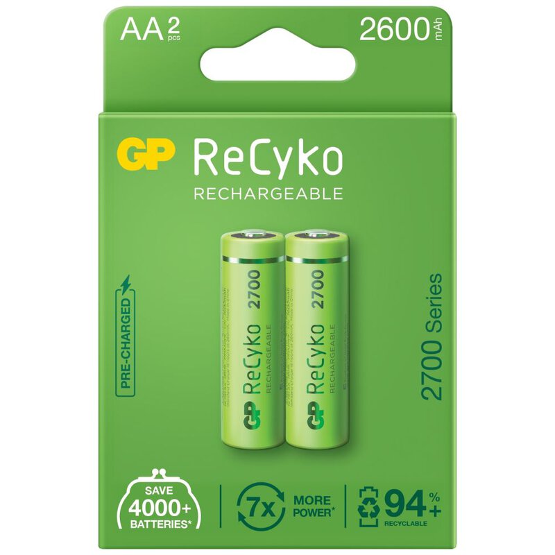 5013011 GP Μπαταρίες Επαναφορτιζόμενες AA 2600mAh