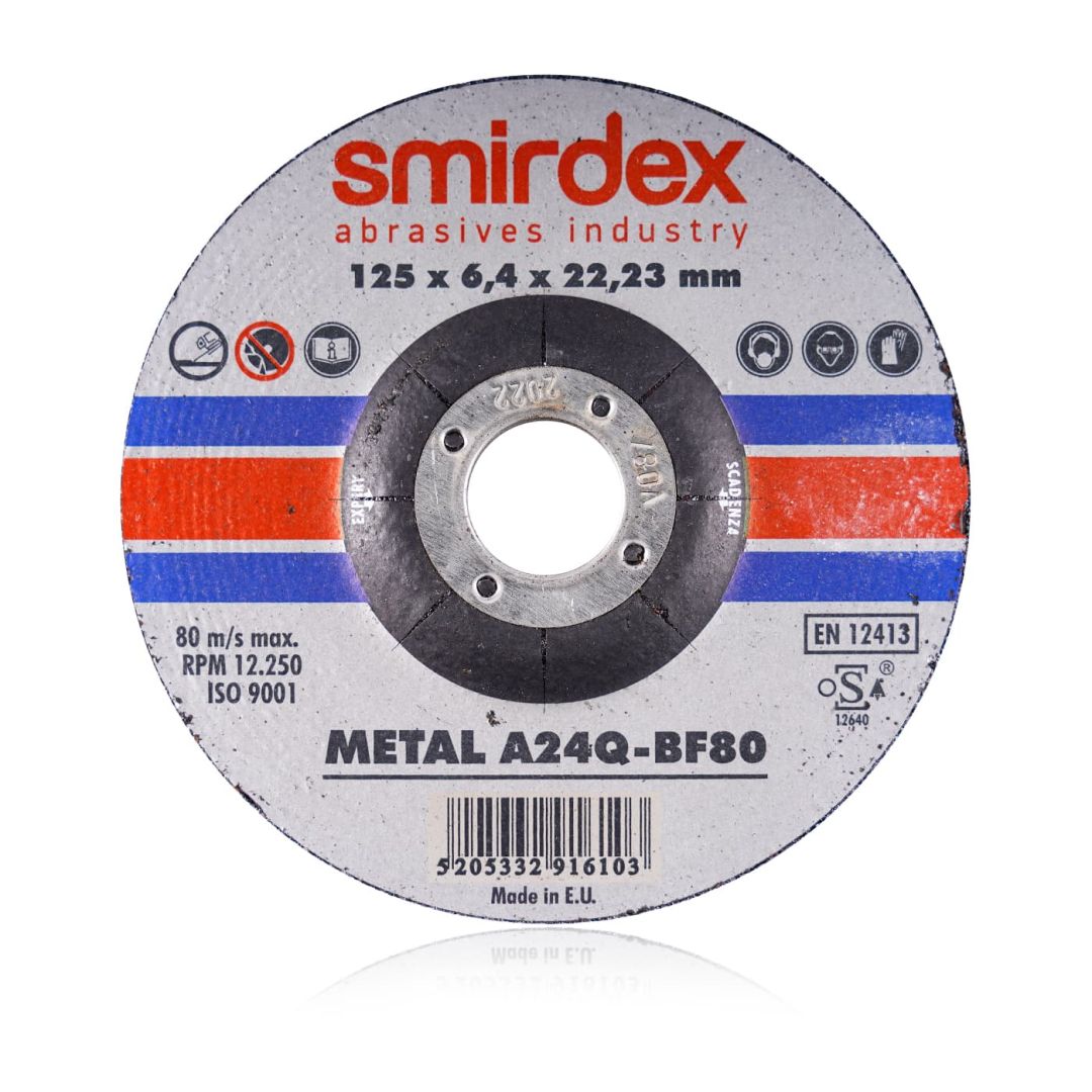 913115600 SMIRDEX Δίσκος Λείανσης Metal 115x6.4mm
