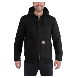CARHARTT 104050 Μπουφάν Washed Duck Active Jacket Μαύρο CARHARTT 104050 Μπουφάν Washed Duck Active Jacket Μαύρο