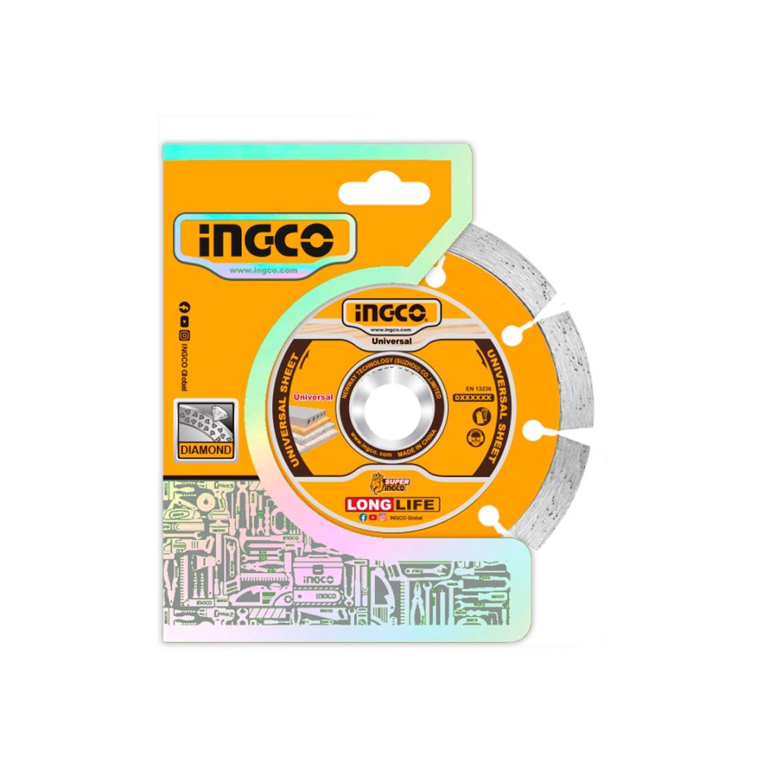INGCO Διαμαντόδισκο Δομικών Γενικής Χρήσης 125mm INGCO Διαμαντόδισκος Δομικών Γενικής Χρήσης 125mm