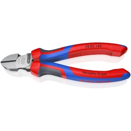 KNIPEX 7002160 Πλαγιοκόπτης με Μόνωση 160mm KNIPEX 7002160 Πλαγιοκόπτης με Μόνωση 160mm
