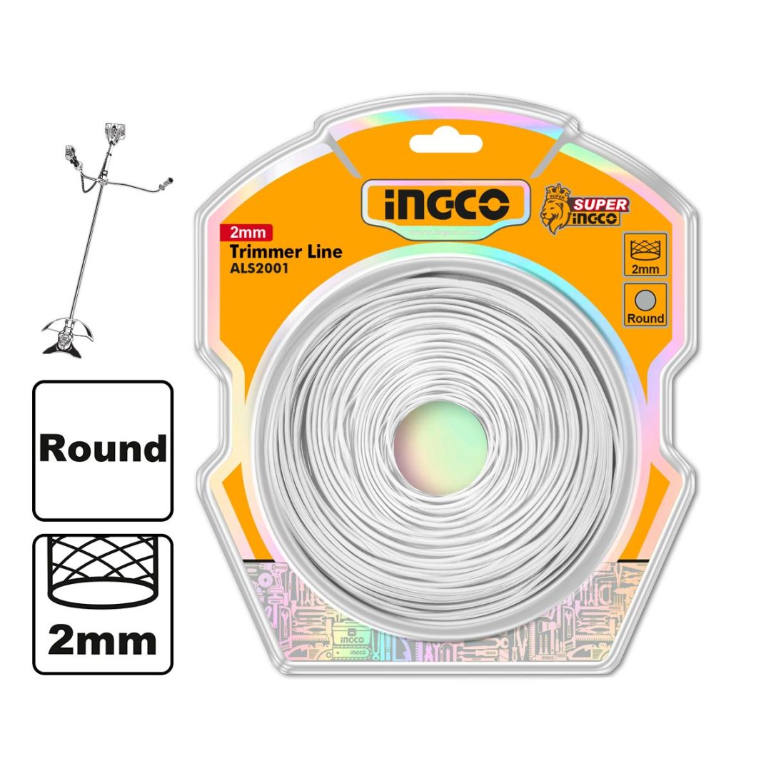 INGCO Μεσινέζα Στρογγυλή 2mm x 120m INGCO Μεσινέζα Στρογγυλή 2mm x 120m